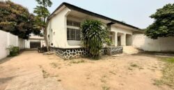 PROPERTY OF 739m² WITH A LARGE BUILDING WITH 4 BEDROOMS ON KINSHASA-NGALIEMA