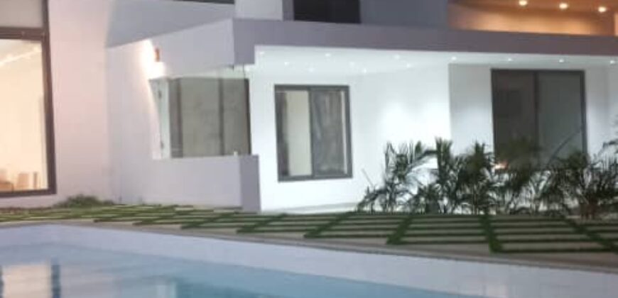 An Executive 4 Bedrooms With Boys Quarter And A Swimming Pool @ East Legon Adjiringanor