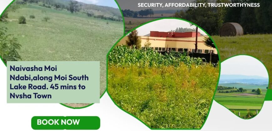 Affordable Land For Sale At Moi Ndabi Center, along Moi South Lake Road (Kenya)