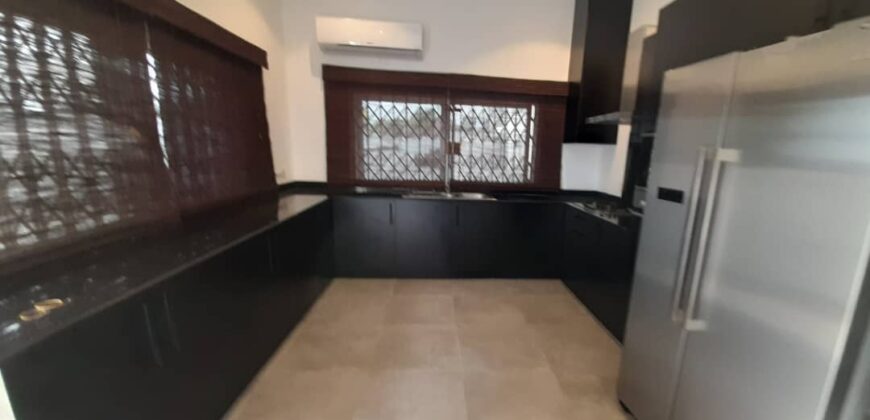 5BEDROOM WITH 1BEDROOM BOYS QUARTERS AND SWIMMING POOL HOUSE FOR RENT AT CANTONMENT.