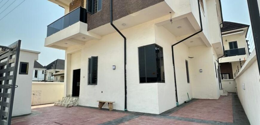 Contemporary 5-bedroom fully detached duplex for sale in Ikota, Lekki, Lagos.