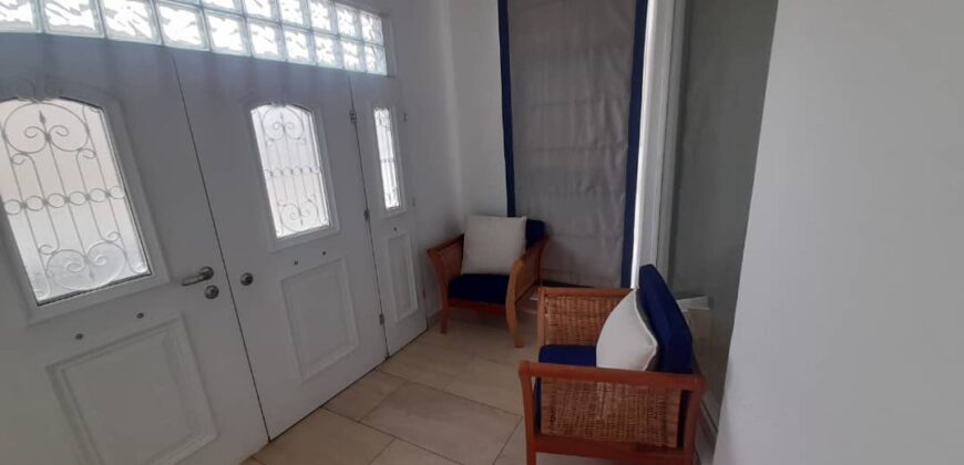 EXECUTIVE 4 BEDROOM FULLY FURNISHED WITH 1BEDROOM STAFF QUARTERS IN GATED COMMUNITY FOR RENT AT TSE-ADDO.