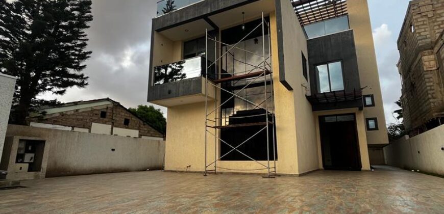 Newly Built 4 Bedroom House With Boys Quarters & Security Post For Rent In East Legon, Accra-Ghana.