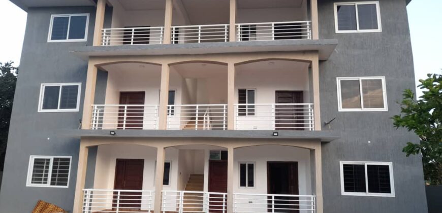 Newly built 2brm all rooms en-suite apartments for rent at Oyarifa tollbooth.