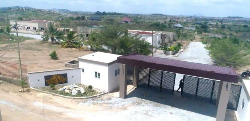 THE RADIENT RISE RESIDENCE OF A 2 AND 3 BEDROOM HOUSE FOR SALE AT KASOA-MILLENNIUM CITY.