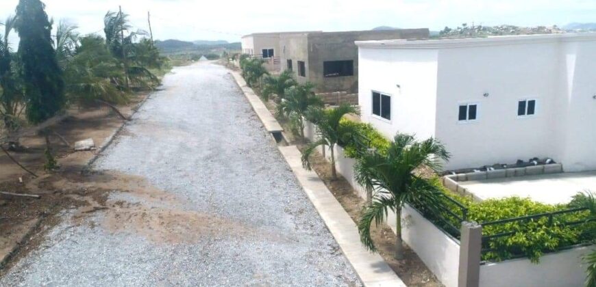 THE RADIENT RISE RESIDENCE OF A 2 AND 3 BEDROOM HOUSE FOR SALE AT KASOA-MILLENNIUM CITY.