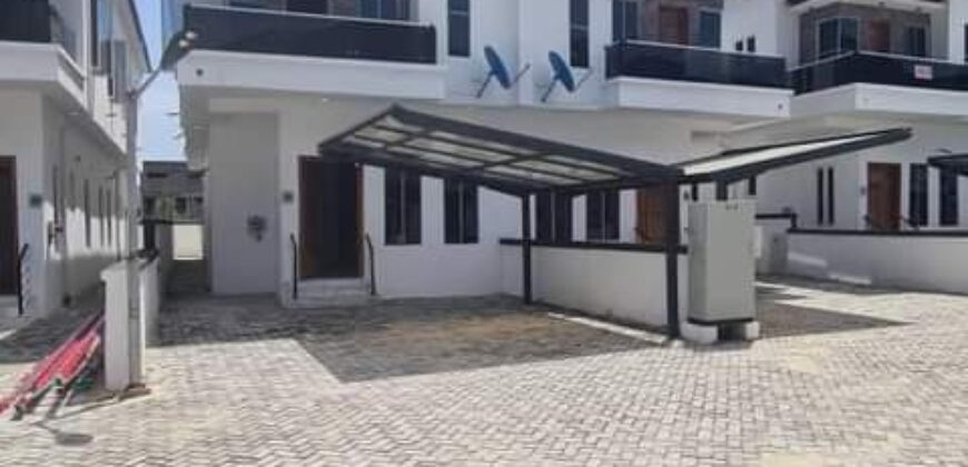 Semi Detached 4 Bedroom with BQ for Sale 80000000 Naira