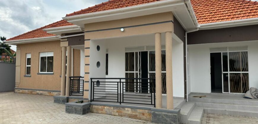 CORNERSTONE OF A BRAND NEW 4BEDROOM HOUSE FOR SALE AT UGANDA,BWEBAJA