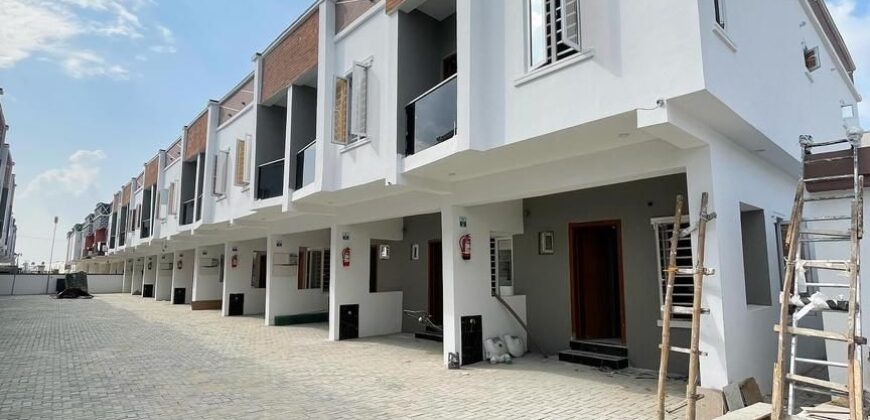 Exqusitely built 3 bedroom Terrace Detached Duplex . 45000000