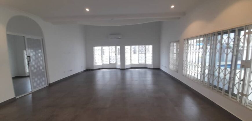 5BEDROOM WITH 1BEDROOM BOYS QUARTERS AND SWIMMING POOL HOUSE FOR RENT AT CANTONMENT.