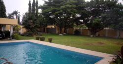 3 BEDROOM HOUSE WITH A SWIMMING POOL,BOYSQUARTERS AND A LAWN,ETC. RENT AT WEST AIRPORT RESIDENTIAL, ACCRA.