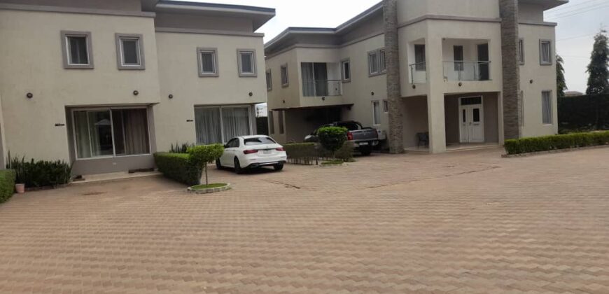 EXECUTIVE 4 BEDROOM FULLY FURNISHED WITH 1BEDROOM STAFF QUARTERS IN GATED COMMUNITY FOR RENT AT TSE-ADDO.