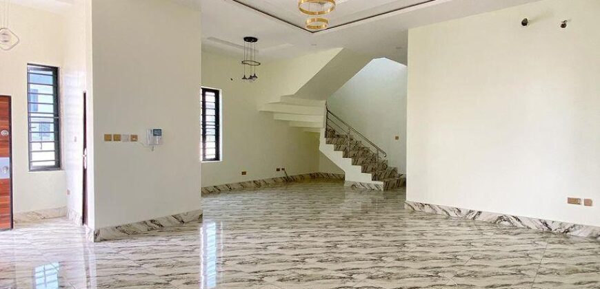 Contemporary 5-bedroom fully detached duplex for sale in Ikota, Lekki, Lagos.