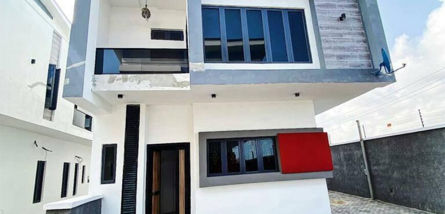 4 bedroom detached duplex with a bq in a fully serviced estate @ Ikota villa Estate, Lekki.