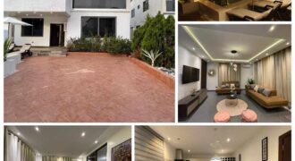 Fully furnished 4 bedroom house with swimming pool for sale at Adjiriganor