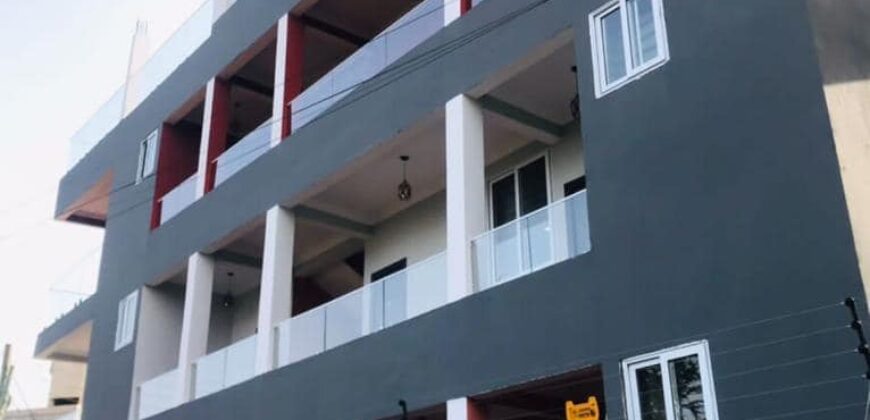 A very spacious and neat unfinished 1 bedroom apartment available for rent at tse Addo