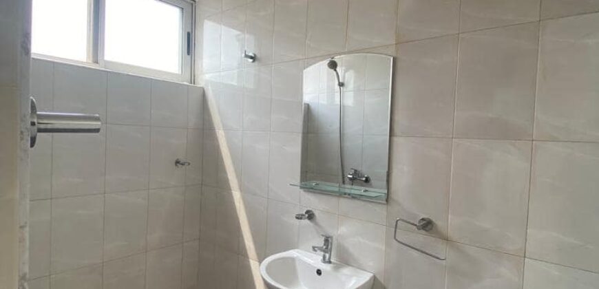 A very spacious and neat unfinished 1 bedroom apartment available for rent at tse Addo