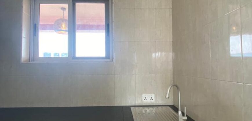 A very spacious and neat unfinished 1 bedroom apartment available for rent at tse Addo