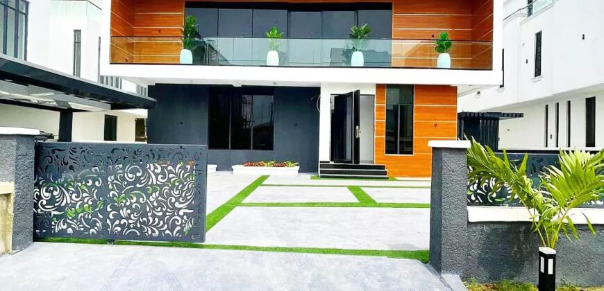 LUXURY 5BEDROOM FULLY DETACHED DUPLEX FOR SALE AT Osapa London Lekki Lagos