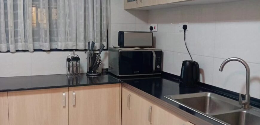 Fully furnished 3-bedroom apartment to let