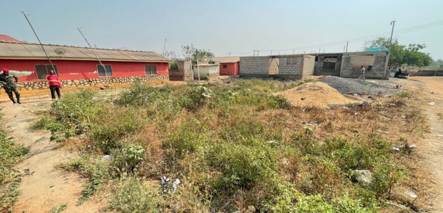 A full Plot of Land at Dawhenya Eno Spot-Accra a Highly Developed Area is up For Sale.