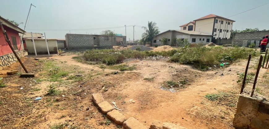 A full Plot of Land at Dawhenya Eno Spot-Accra a Highly Developed Area is up For Sale.