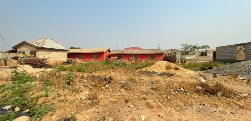 A full Plot of Land at Dawhenya Eno Spot-Accra a Highly Developed Area is up For Sale.