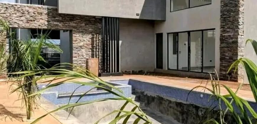 Newly built 4 bedroomed standalone double storey house for sale in Lilayi main Lusaka Zambia.