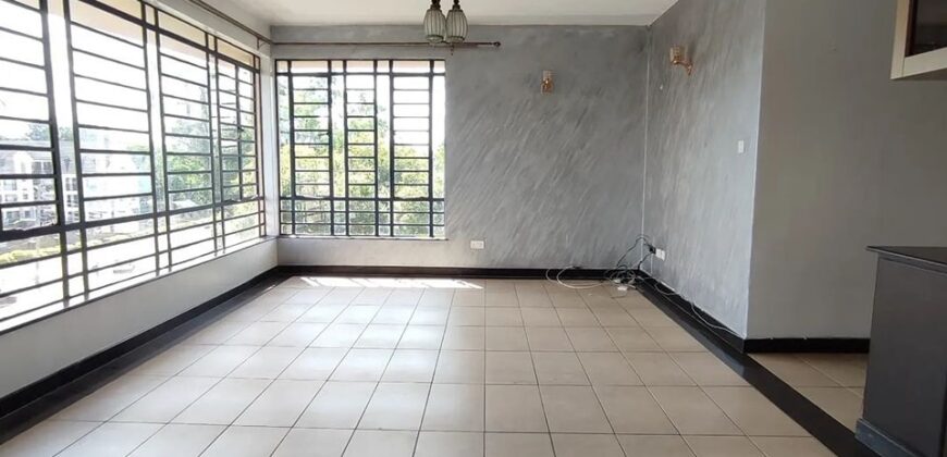 Ngong Rd , 2 minutes drive from prestige and china center. Spacious 3 bedroom apartment to let