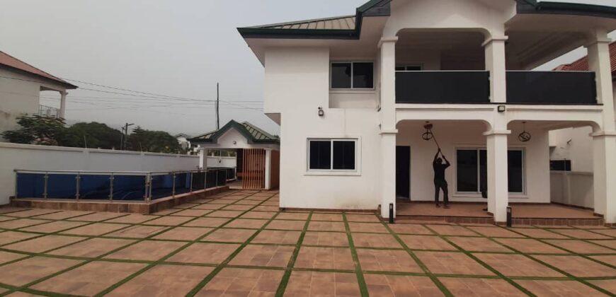 3 BEDROOM WITH 1 BEDROOM STAFF QUARTERS AND A SWIMMING POOL HOUSE FOR SALE AT OYARIFA AYI MENSAH.