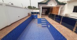 3 BEDROOM WITH 1 BEDROOM STAFF QUARTERS AND A SWIMMING POOL HOUSE FOR SALE AT OYARIFA AYI MENSAH.