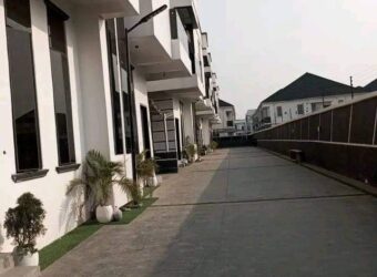 2 units of 4 bedrooms semi detached duplex located in a serene and secured environment.