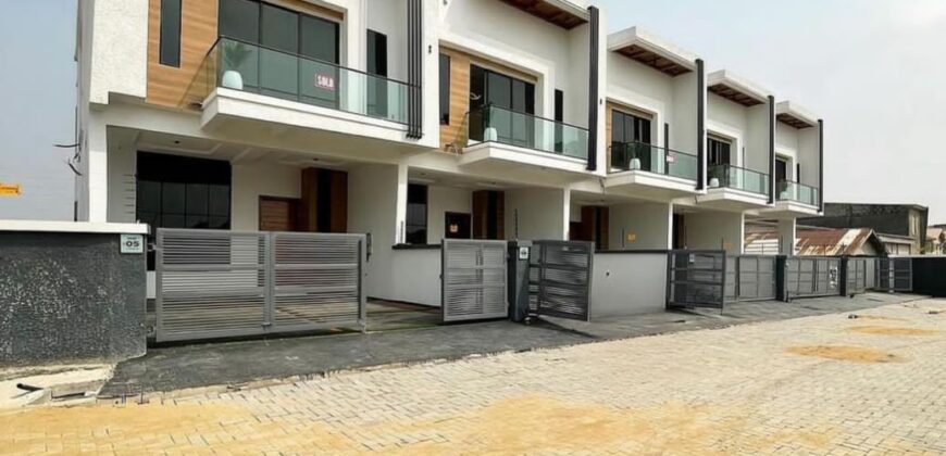 Newly Built 4 Bedroom Terraced Duplex For Sale 75000000 Naira