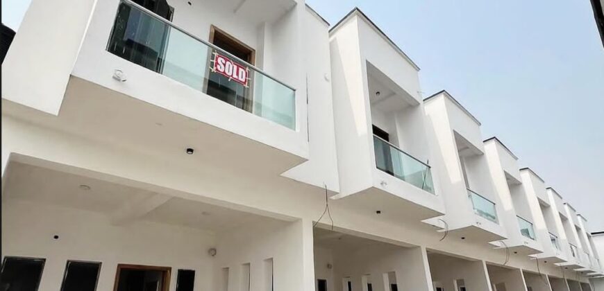 FOR SALE ??? Newly Built 2 Bedroom Terraced Detached Duplex 45000000 Naira