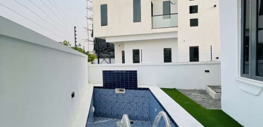 *?CONTEMPORARY STYLED 5 BED FULLY DETACHED DUPLEX WITH SWIMMING POOL AND BQ?* 150000000