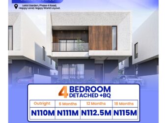 4 BEDROOM DETACHED DUPLEX+ BQ FOR 110,000,000 NAIRA