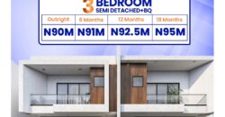 3 BEDROOM TERRACE DUPLEX+ BQ FOR 80/90,000,000 NAIRA