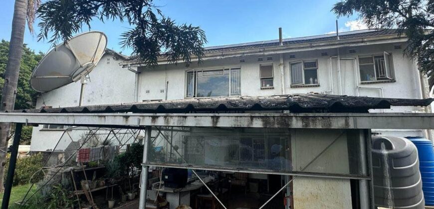 commercial rights, a good road frontage & this double storey structure comprises of 5beds,