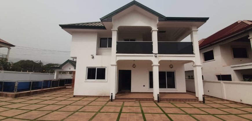 3 BEDROOM WITH 1 BEDROOM STAFF QUARTERS AND A SWIMMING POOL HOUSE FOR SALE AT OYARIFA AYI MENSAH.