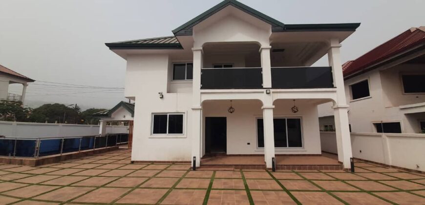 3 BEDROOM WITH 1 BEDROOM STAFF QUARTERS AND A SWIMMING POOL HOUSE FOR SALE AT OYARIFA AYI MENSAH.