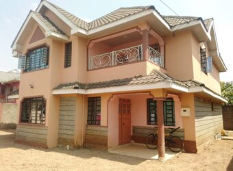 5 Bedroom maisonette behind Greenspot hotel and approximately 1.5km from Thika Superhighway.