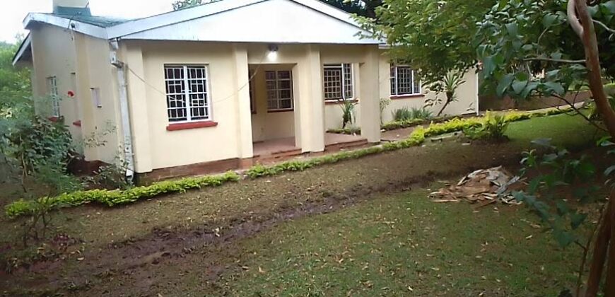 House to let Namiwawa 3 bedrooms masters ensuite sitting