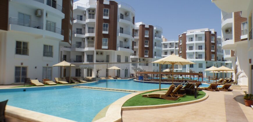 Available now! for long term rent this furnished Cosy Studio with pool view near El Gouna