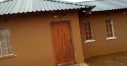 Residential fenced plot with a newly built 2bedrooms bachelor pad holding a title deed in Gakuto village