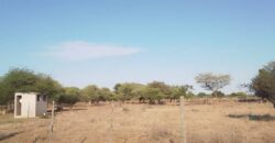 1,370sqm empty fenced plot with title deed