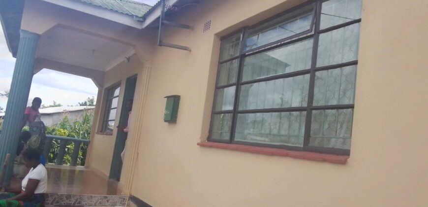 *3BEDROOM HOUSE FOR SALE @ CHIRIMBA, BLANTYRE*