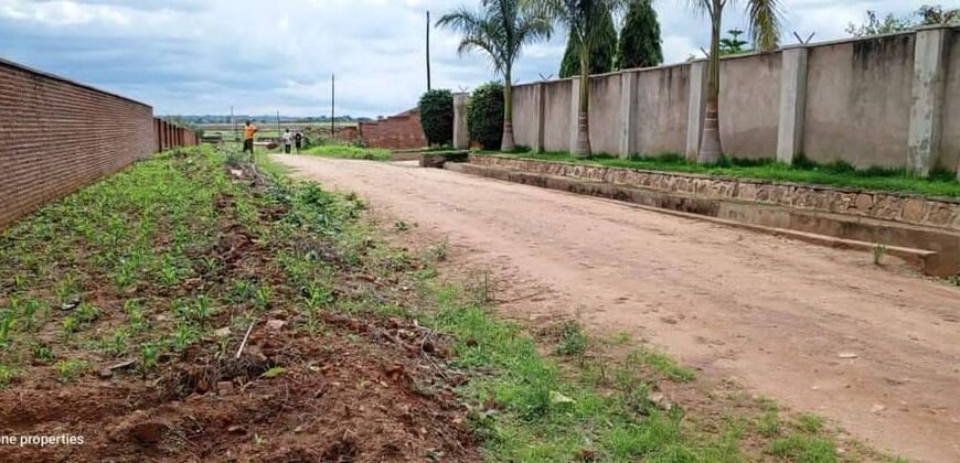 RESIDENTIAL PLOT FOR SALE IN LILONGWE AREA 47/1 WITH TITLE DEED