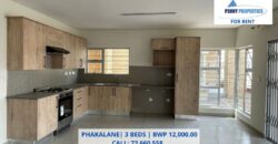 3 Bedrooms Townhouse For Rent Phakalane