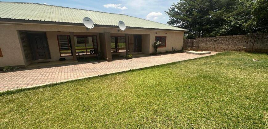 3 Bedroomed House in Roma Residential Area Off Zambezi Road, on Ngwezi Road