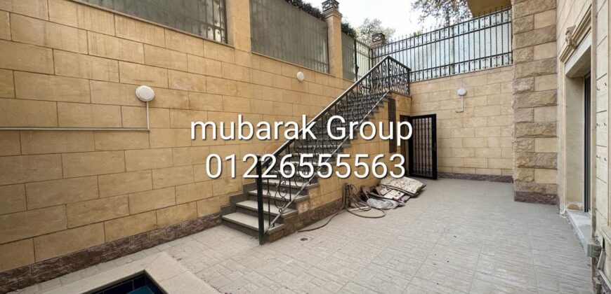 Modern ground Floor with Private pool For Rent in Sarayat Maadi – Cairo – Egypt